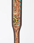 HILASON Western Genuine Leather Heavy Duty Hand Painted Dog Collar