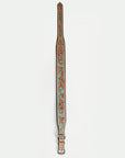 HILASON Western Genuine Leather Heavy Duty Dog Collar Floral Tooled