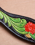 COMFYTACK Western Horse Headstall Breast Collar Tack Genuine American Leather