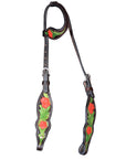 COMFYTACK Western Horse Headstall Breast Collar Tack Genuine American Leather