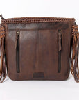 American Darling Hair On Genuine Leather Women Bag Western Handbag Purse