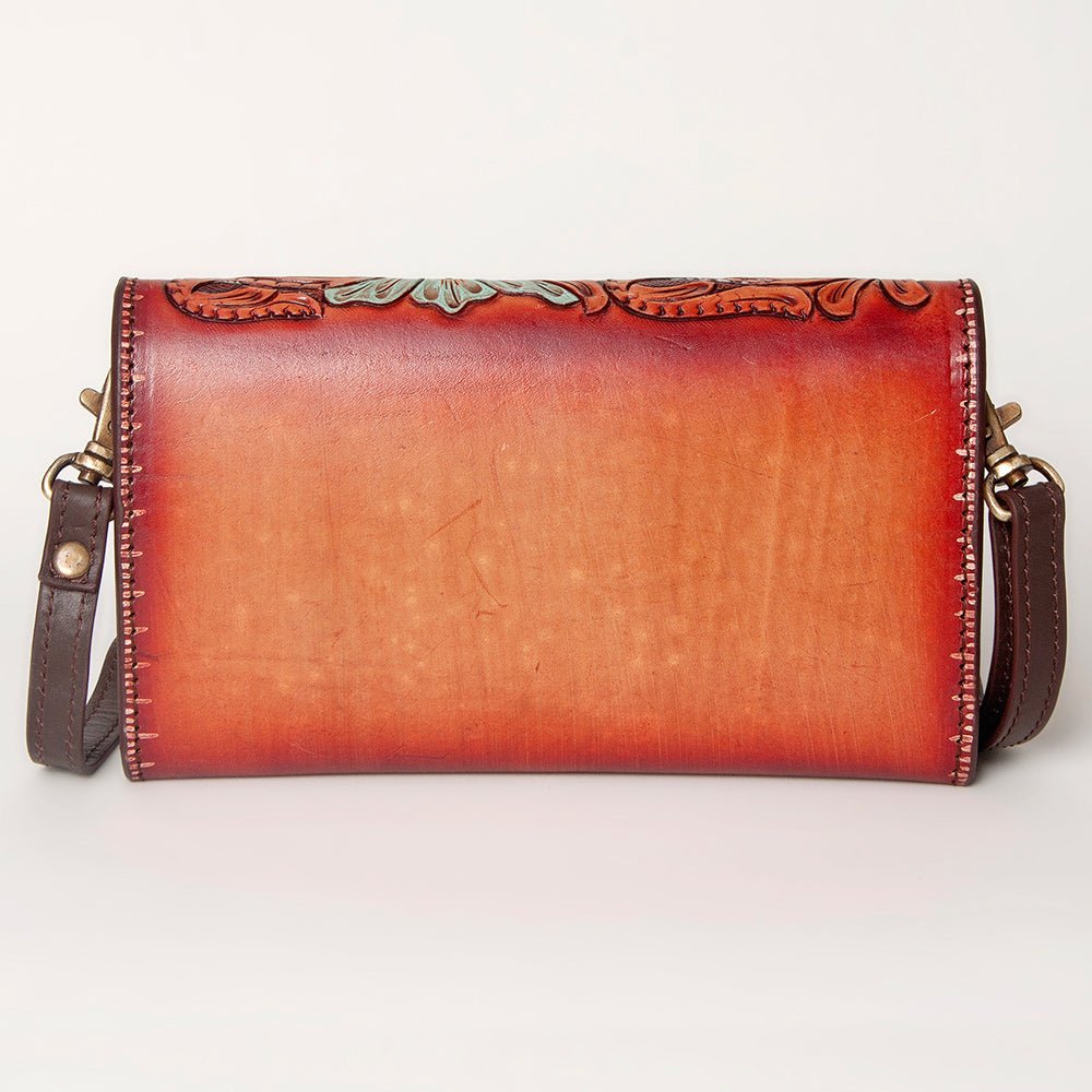 American Darling Hand Tooled Genuine Leather Women Bag Western Handbag Purse