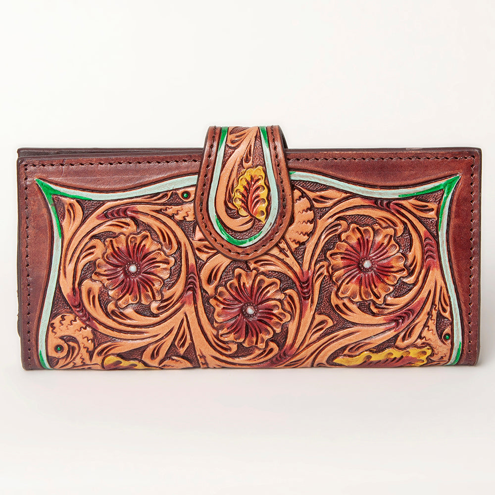 American Darling Hand Tooled Genuine Leather Women Bag Western Handbag Purse