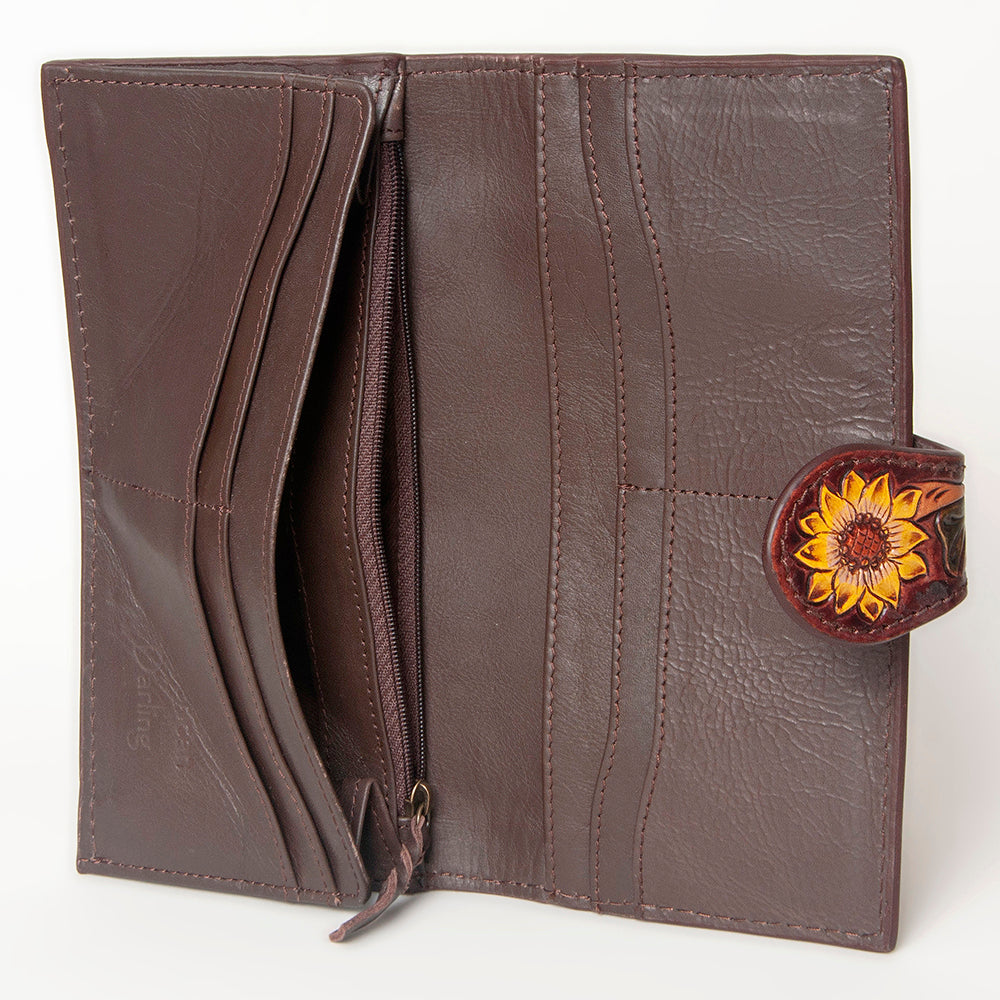 American Darling Hand Tooled Genuine Leather Women Bag Western Handbag Purse