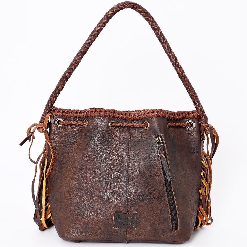 American Darling Bucket Genuine Leather Women Bag Western Handbag Purse