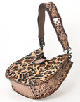 American Darling Hobo Hand Tooled Hair-On Genuine Leather women bag western handbag purse