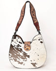 American Darling Hobo Hand Tooled Hair-On Genuine Leather women bag western handbag purse