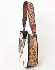 American Darling Hobo Hand Tooled Hair-On Genuine Leather women bag western handbag purse