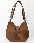 American Darling Hobo Hand Tooled Hair-On Genuine Leather women bag western handbag purse