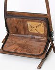 ADBG1080 American Darling Organiser Hand Tooled Genuine Leather women bag western handbag purse