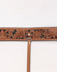 Comfytack Horse Western Carved Leather Rear Flank Back Cinch Girth Saddle Billets