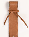 Comfytack Western Horse Leather Rear Flank Back Saddle Cinch With Billets