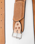 Comfytack Horse Western Tooled Padded Leather Rear Flank Back Saddle Cinch Billets