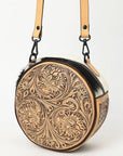 American Darling Hand Tooled Genuine Leather Women Bag Western Handbag Purse