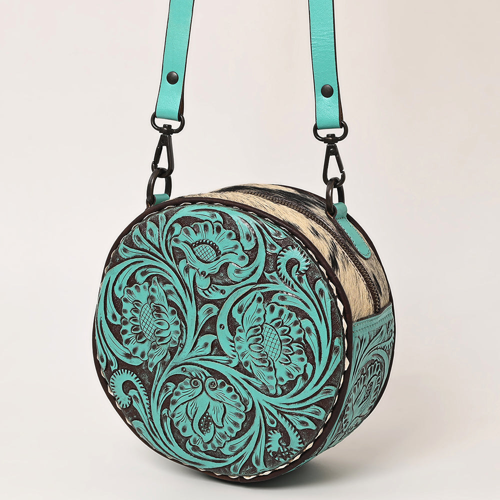 American Darling Hand Tooled Genuine Leather Women Bag Western Handbag Purse