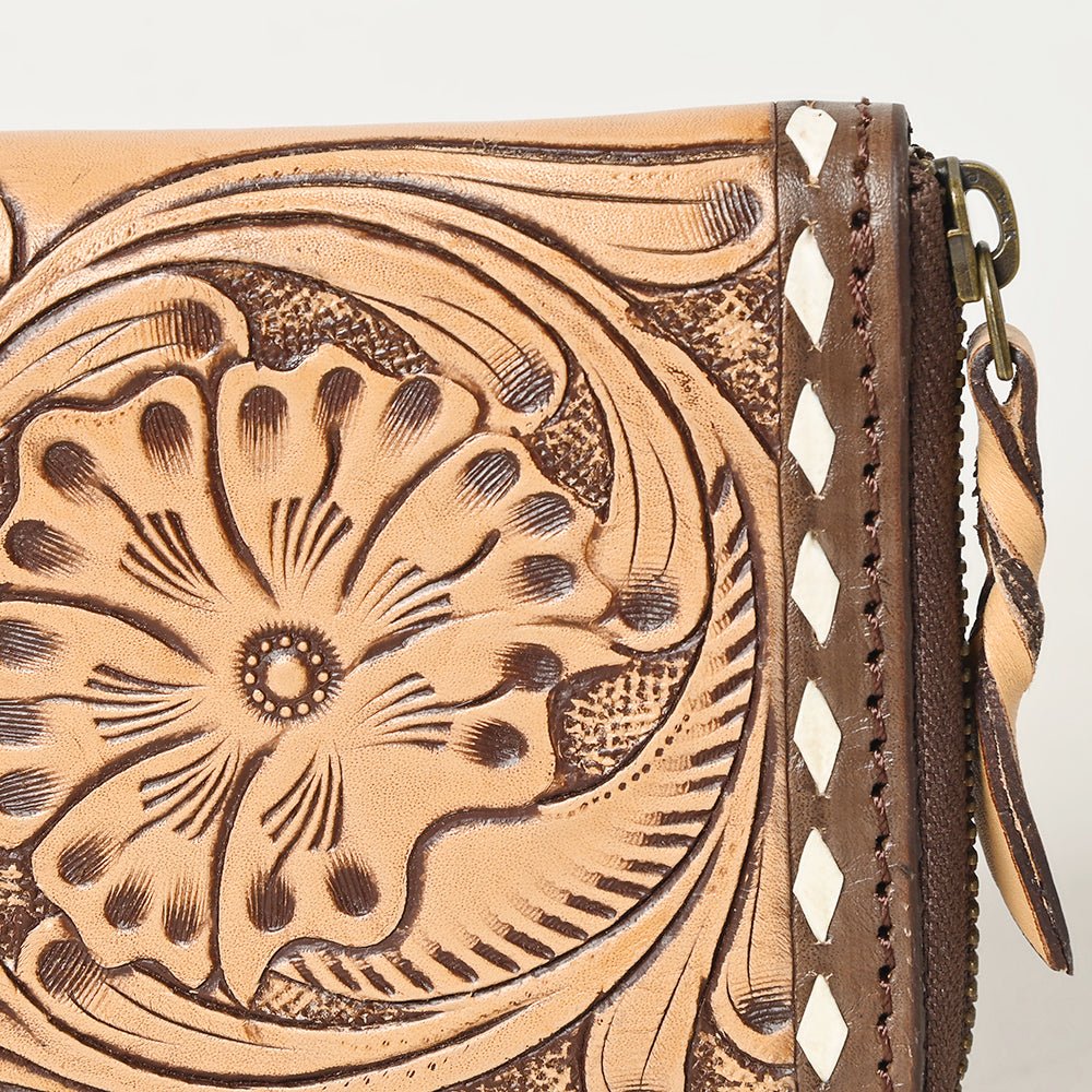 American Darling Hand Tooled Genuine Leather Women Bag Western Handbag Purse
