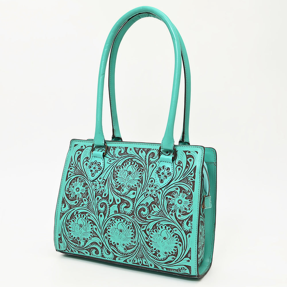 ADBGZ732B American Darling Hand Tooled Genuine Leather Women Bag Western Handbag Purse