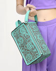 American Darling Hand Tooled Genuine Leather Women Bag Western Handbag Purse