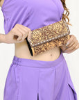 American Darling Hand Tooled Genuine Leather Women Bag Western Handbag Purse
