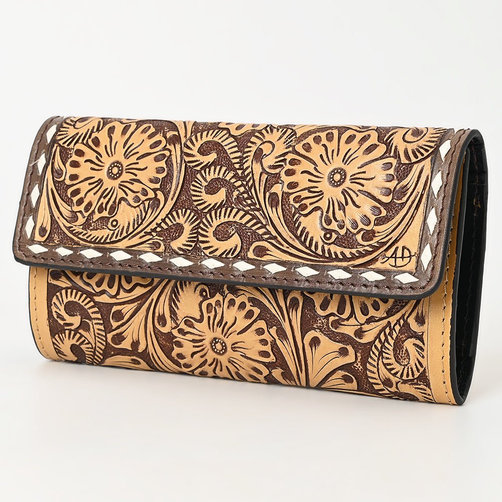 American Darling Hand Tooled Genuine Leather Women Bag Western Handbag Purse