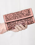 American Darling Hand Tooled Genuine Leather Women Bag Western Handbag Purse