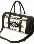 American Darling Women's Duffel Bag Western Hair On Genuine Leather Handbag and Ladies Purse