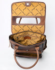 American Darling Backpack Hand Tooled Crocodile embossed Genuine Leather women bag western handbag purse