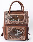 American Darling Backpack Hand Tooled Crocodile embossed Genuine Leather women bag western handbag purse