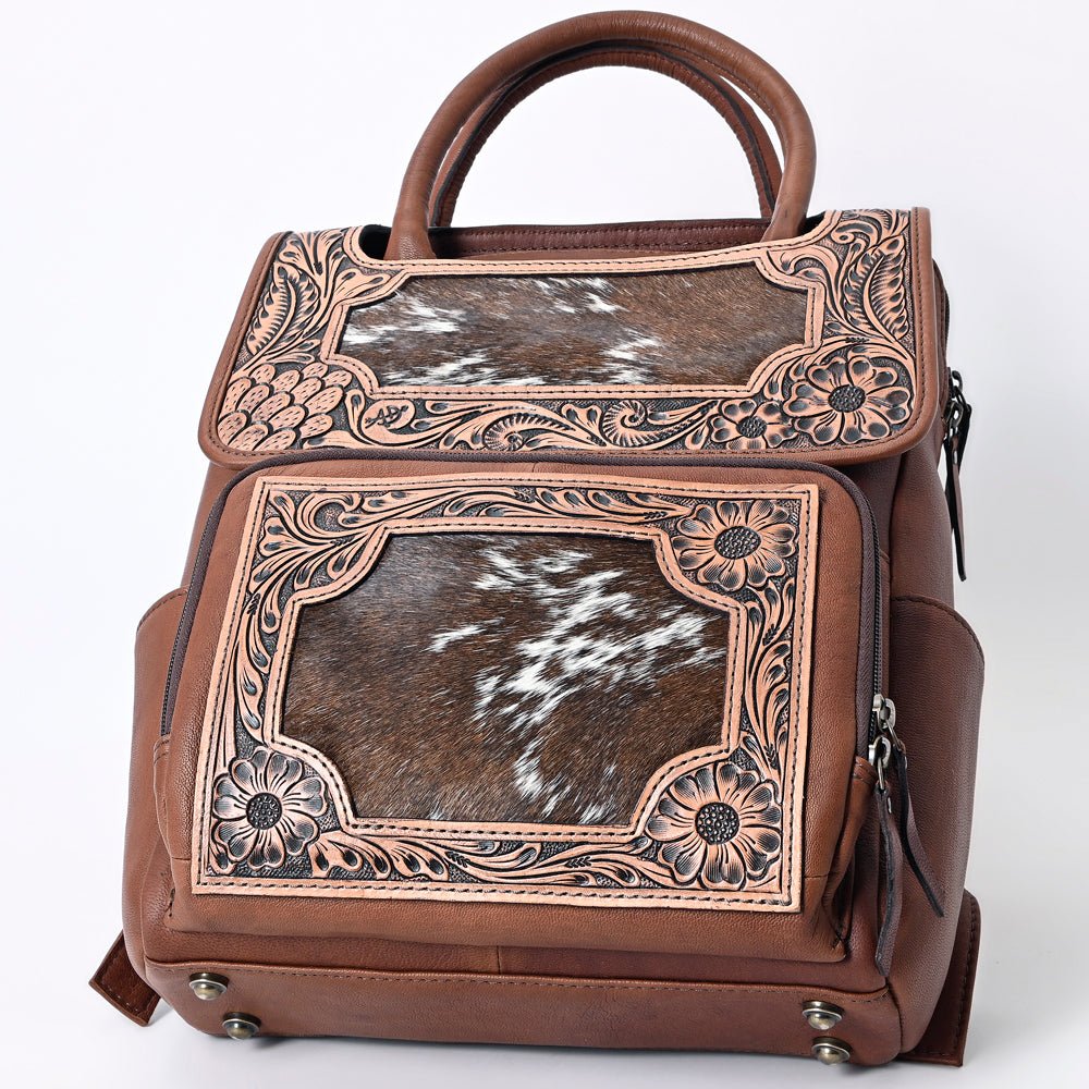 American Darling Backpack Hand Tooled Crocodile embossed Genuine Leather women bag western handbag purse