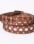 American Darling Full Grain Genuine American Leather Belt Men and Women