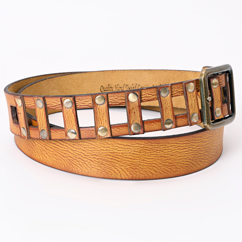 American Darling Full Grain Genuine American Leather Belt Men and Women
