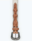American Darling ADBLF203-L Beautifully Hand Tooled Hair-On Genuine American Leather Belt Men and  Women