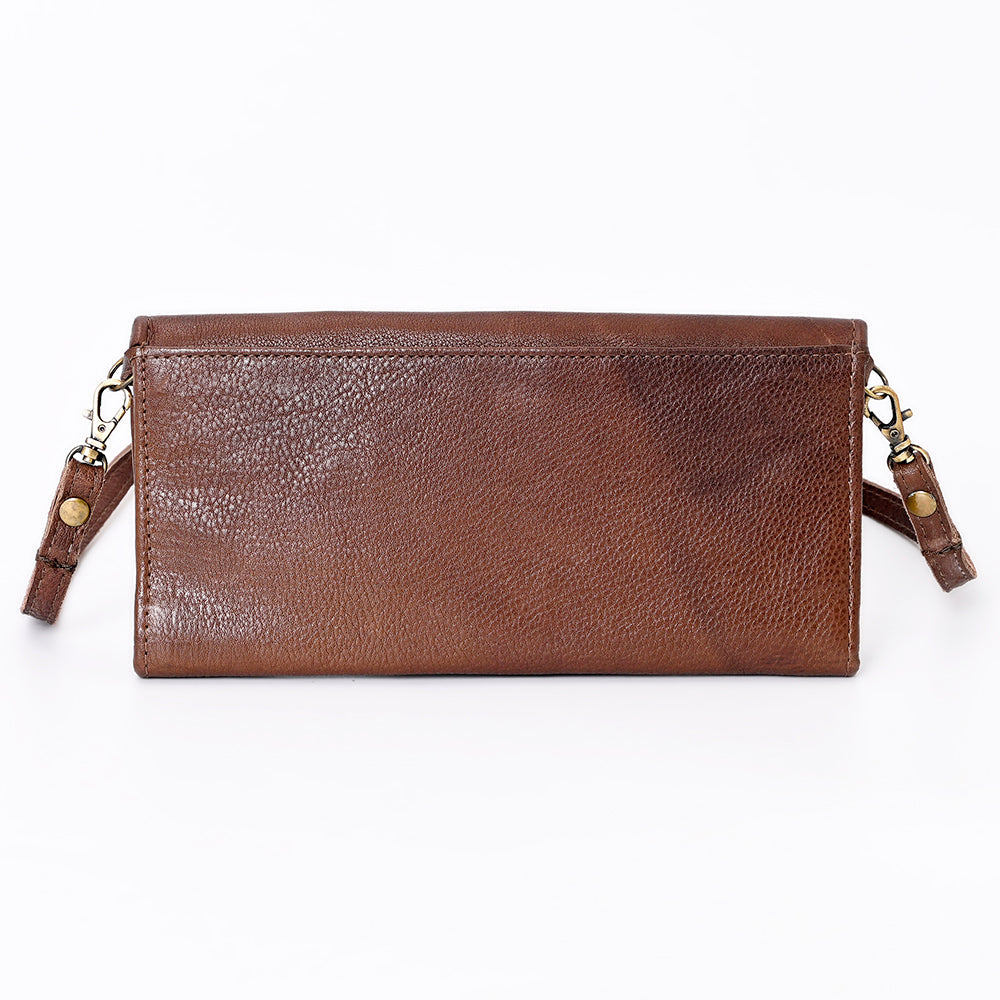 Hand Tooled Hand Painted Genuine Leather women bag western handbag purse