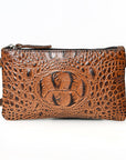American Darling Coin Purse Hand Tooled Genuine Leather women bag western handbag purse