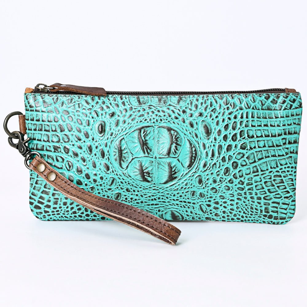 American Darling Crocodile Embossed Genuine Leather Women Bag Western Handbag Purse