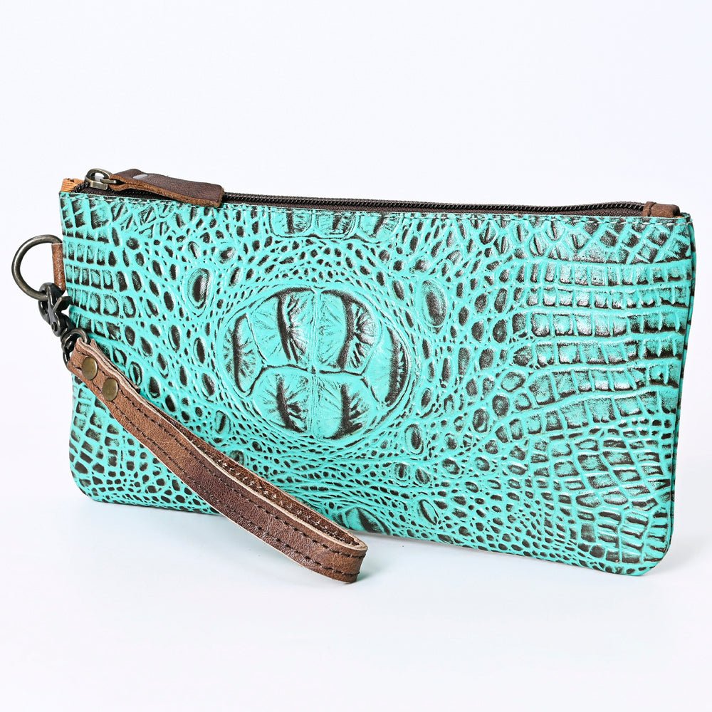 American Darling Crocodile Embossed Genuine Leather Women Bag Western Handbag Purse