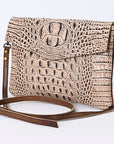 ADBGS178BI American Darling Crocodile Embossed Genuine Leather Women Bag Western Handbag Purse