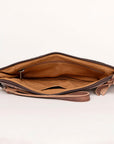 American Darling Crocodile Embossed Genuine Leather Women Bag Western Handbag Purse