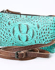American Darling Coin Purse Hand Tooled Genuine Leather women bag western handbag purse