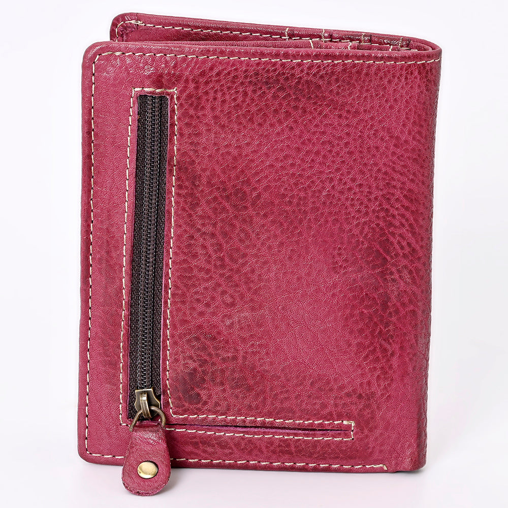 Never Mind Nmbgm128D Card-Holder Vintage Handmade Genuine Cowhide Leather Women Bag Western Handbag Purse
