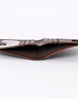 Never Mind Nmbgm128E Card-Holder Vintage Handmade Genuine Cowhide Leather Women Bag Western Handbag Purse