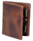 Never Mind Nmbgm128E Card-Holder Vintage Handmade Genuine Cowhide Leather Women Bag Western Handbag Purse