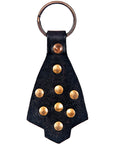 Hand Tooled Leather Key Chain Ring Handcraft Handmade Hilason