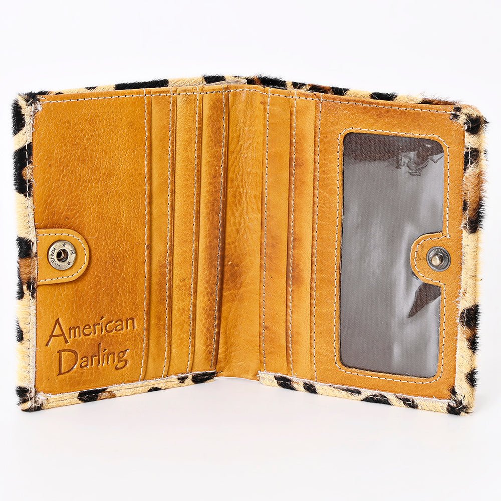 American Darling Card-Holder Hair-On Genuine Leather Women Bag Western Handbag Purse