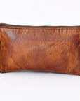 Never Mind Nmbgm106H Wallet Vintage Handmade Genuine Cowhide Leather Women Bag Western Handbag Purse
