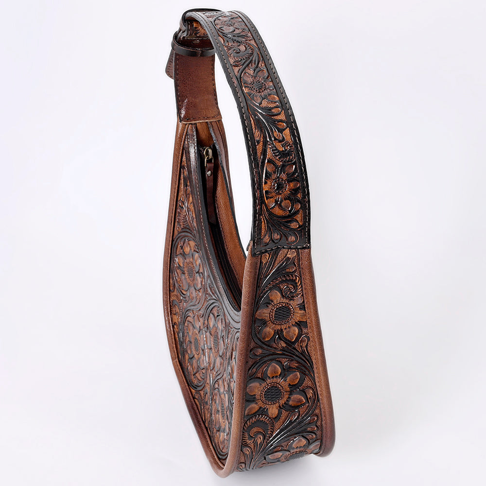 American Darling Hobo Hand Tooled Genuine Leather women bag western handbag purse