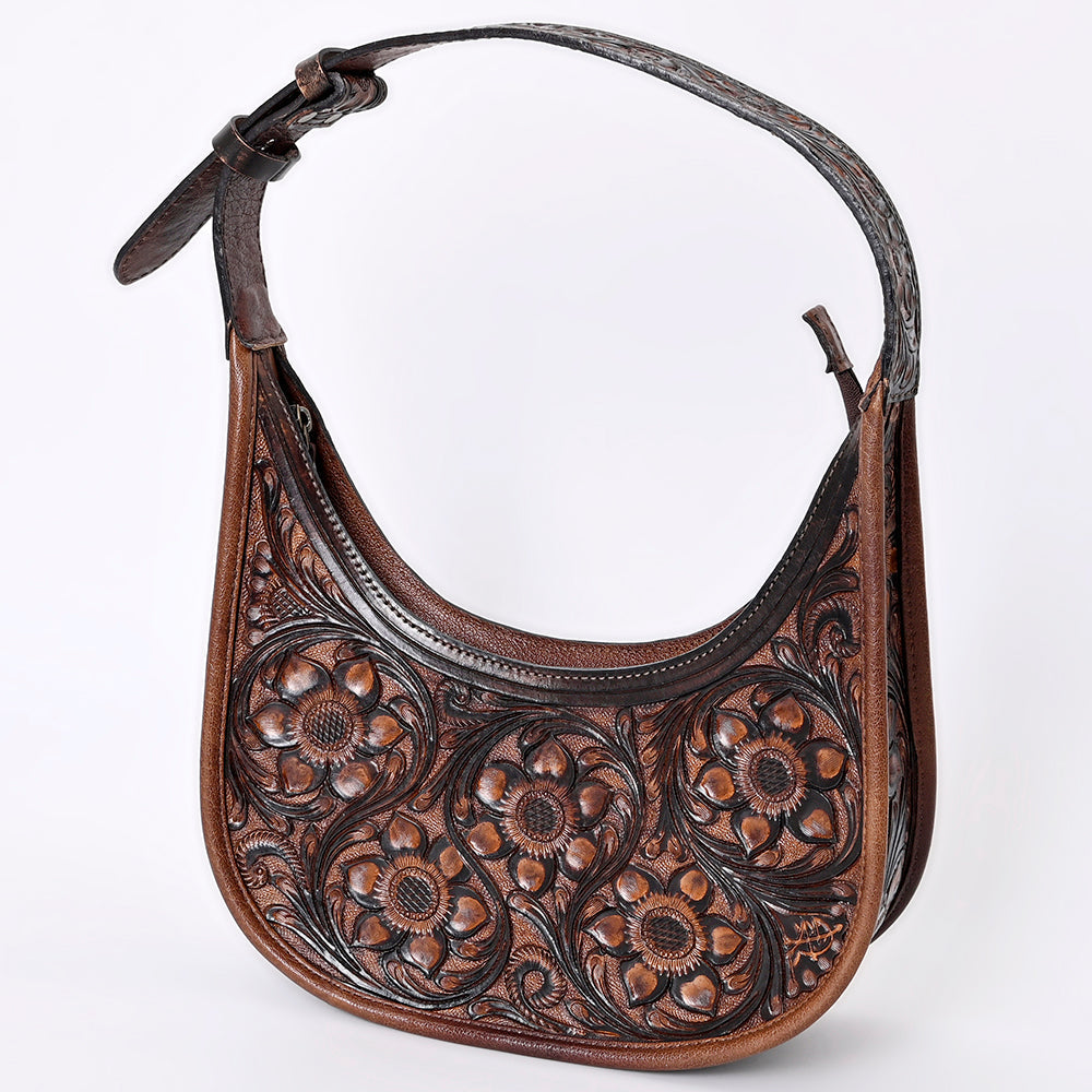 American Darling Hobo Hand Tooled Genuine Leather women bag western handbag purse