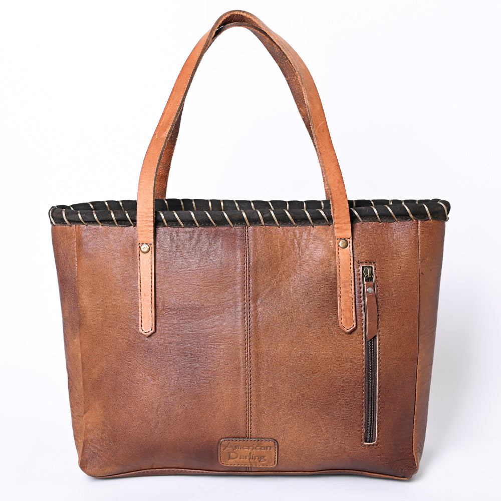 American Darling ADBG1113A Tote Saddle Blanket Genuine Leather Women Bag Western Handbag Purse