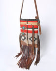 American Darling ADBG1116 Cross Body Ii Saddle Blanket Genuine Leather Women Bag Western Handbag Purse