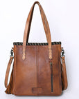 ADBG1120 American Darling Tote Saddle Blanket Genuine Leather women bag western handbag purse